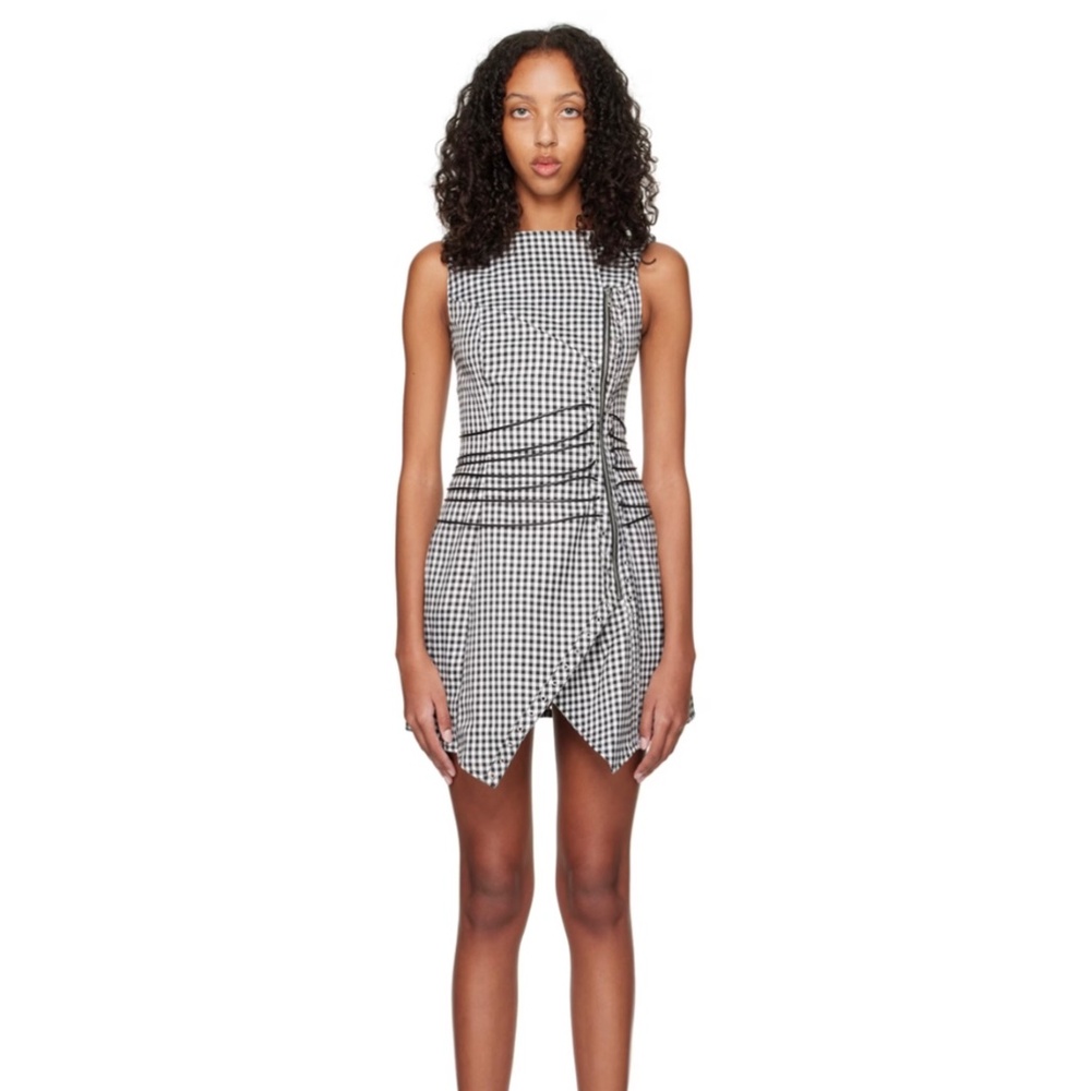 Miaou Celestial Mini Dress (Gingham) XXS